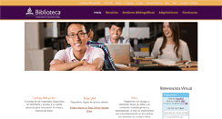 Desktop Screenshot of biblioteca.um.edu.mx