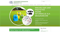 Desktop Screenshot of czpk.czestochowa.um.gov.pl