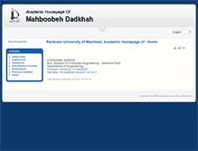 Tablet Screenshot of mb.dadkhah.student.um.ac.ir