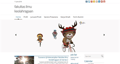 Desktop Screenshot of fik.um.ac.id