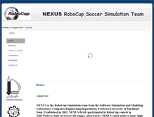 Tablet Screenshot of nexus.um.ac.ir