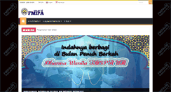 Desktop Screenshot of fmipa.um.ac.id