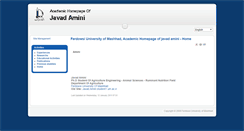 Desktop Screenshot of javad.amini.student.um.ac.ir