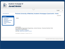 Tablet Screenshot of javad.amini.student.um.ac.ir