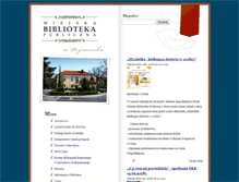 Tablet Screenshot of biblioteka.przeworsk.um.gov.pl