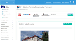 Desktop Screenshot of bip.ops.pyrzyce.um.gov.pl