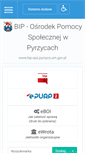 Mobile Screenshot of bip.ops.pyrzyce.um.gov.pl