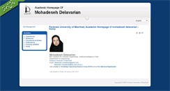 Desktop Screenshot of delavarian.mohadeseh.student.um.ac.ir