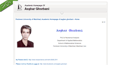 Desktop Screenshot of ghorbani.student.um.ac.ir