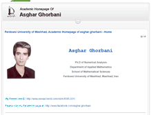 Tablet Screenshot of ghorbani.student.um.ac.ir