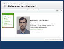 Tablet Screenshot of mahdavy.profcms.um.ac.ir