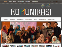 Tablet Screenshot of komunikasi.um.ac.id