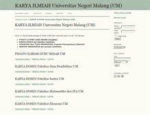Tablet Screenshot of karya-ilmiah.um.ac.id