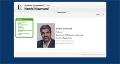 Desktop Screenshot of niazmand.profcms.um.ac.ir