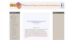 Desktop Screenshot of iccke2012.um.ac.ir