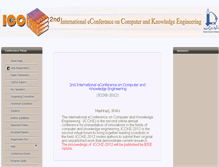 Tablet Screenshot of iccke2012.um.ac.ir