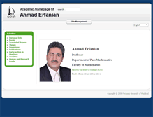 Tablet Screenshot of erfanian.profcms.um.ac.ir
