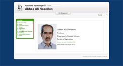 Desktop Screenshot of naserian.profcms.um.ac.ir