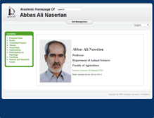 Tablet Screenshot of naserian.profcms.um.ac.ir