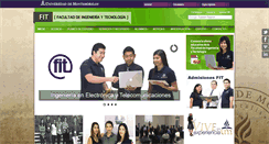 Desktop Screenshot of fit.um.edu.mx