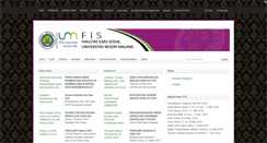 Desktop Screenshot of fis.um.ac.id
