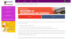 Desktop Screenshot of anthropology.um.edu.my