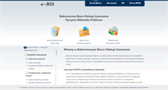 Desktop Screenshot of eboi.biblioteka.pyrzyce.um.gov.pl