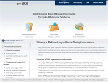 Tablet Screenshot of eboi.biblioteka.pyrzyce.um.gov.pl