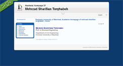 Desktop Screenshot of me.sharifian.student.um.ac.ir