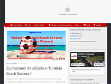 Tablet Screenshot of mosir.przeworsk.um.gov.pl