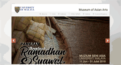 Desktop Screenshot of museum.um.edu.my