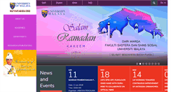 Desktop Screenshot of fass.um.edu.my