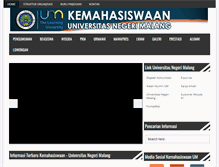 Tablet Screenshot of kemahasiswaan.um.ac.id