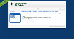 Desktop Screenshot of ali.pakdin.student.um.ac.ir