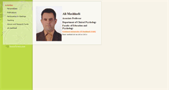 Desktop Screenshot of mashhadi.profcms.um.ac.ir
