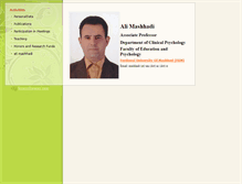 Tablet Screenshot of mashhadi.profcms.um.ac.ir