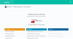 Desktop Screenshot of e-wrota.pyrzyce.um.gov.pl