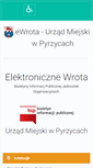 Mobile Screenshot of e-wrota.pyrzyce.um.gov.pl